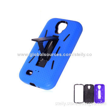 3-in-1 New Robot Silicone Mobile Phone Stand Cases for Samsung Galaxy S4 i9500, Compact, Lightweight